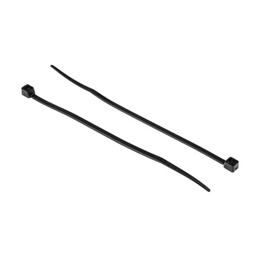 RS PRO Cable Tie Flame Retardant 215.6 N Non-Releasable Black, 2691781 (Pack of 250 Pcs)