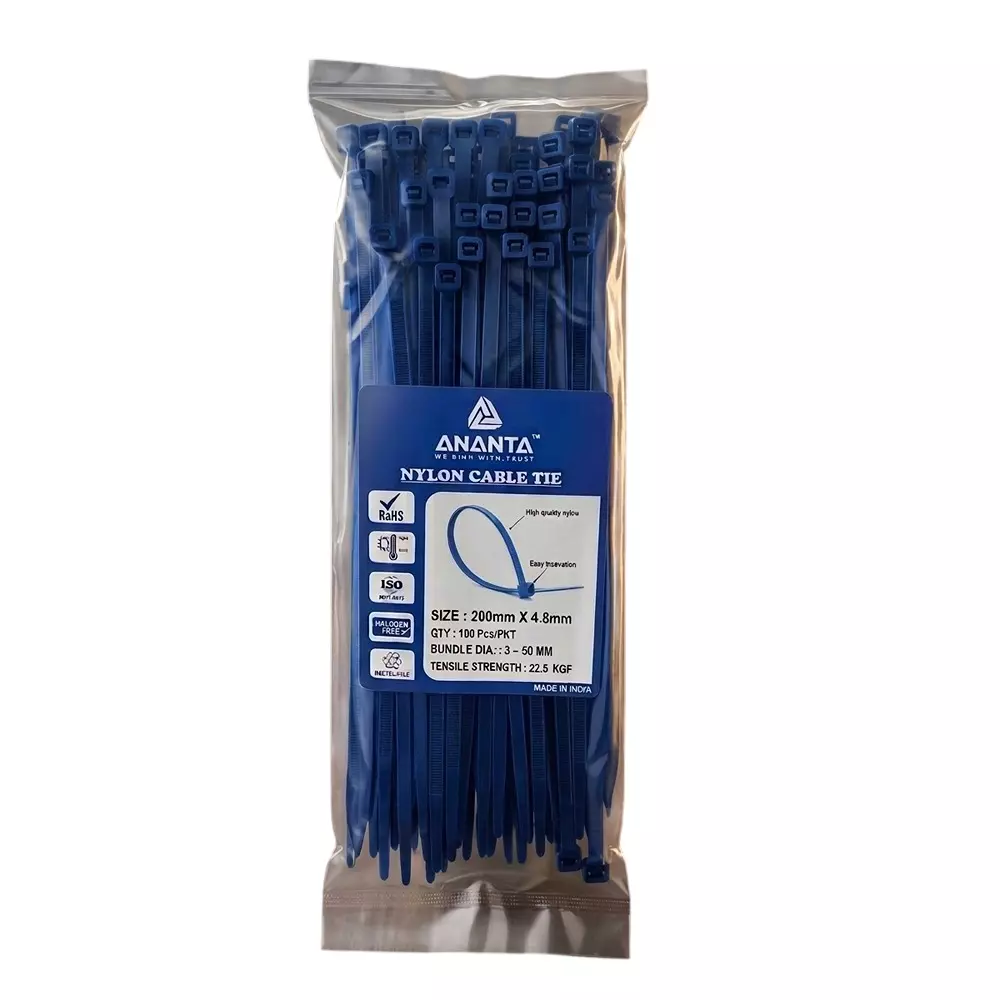 ananta-nylon-cable-tie-200-mm-x-48-mm-size-blue-pack-of-100-pcs