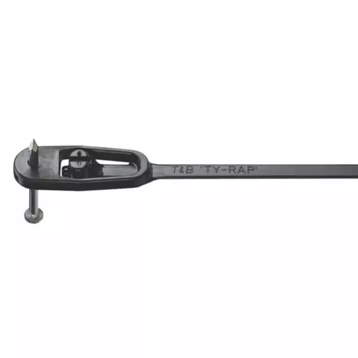 Thomas Betts Cable Ties 200 mm x 4.6 mm Black Nylon, TY545MX (Pack of 50)
