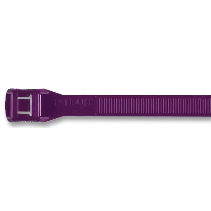 PANDUIT Cable Tie, Wide, Purple, Pk100, IT9100-CUV7A (Pack of 100)
