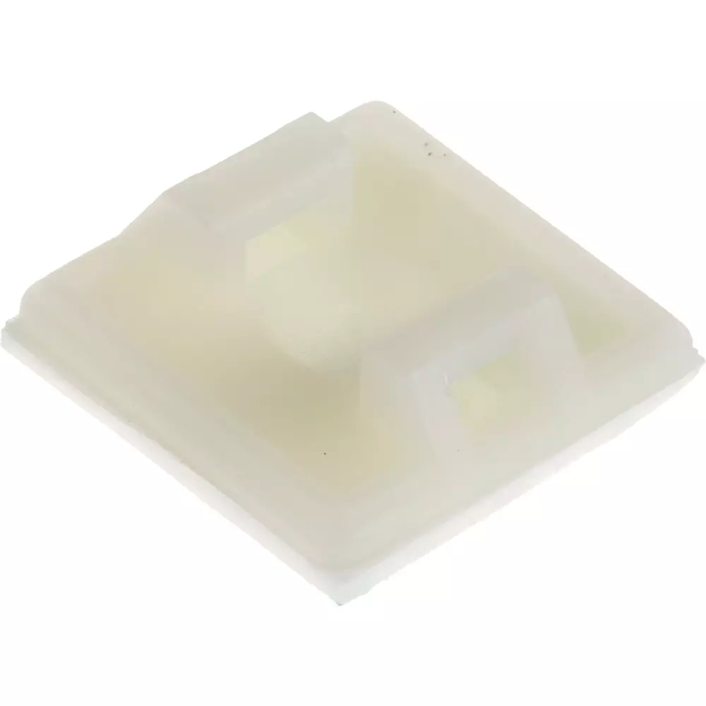 RS PRO Cable Tie Mount 19 mm Natural Polyamide 66 4.1 mm 4.4 mm, 2699011 (Pack of 250 Pcs)