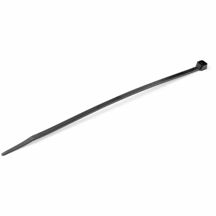 StarTech.com Cable Ties 200x2 mm Black Nylon, CBMZT8B (Pack of 100 Pcs)