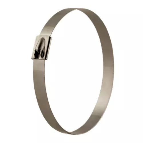 BAND-IT Stainless Steel Cable Tie Coated 316 Grade Stainless Steel 150 mm (5.9 inch) Length, KE0218 (Pack of 100)