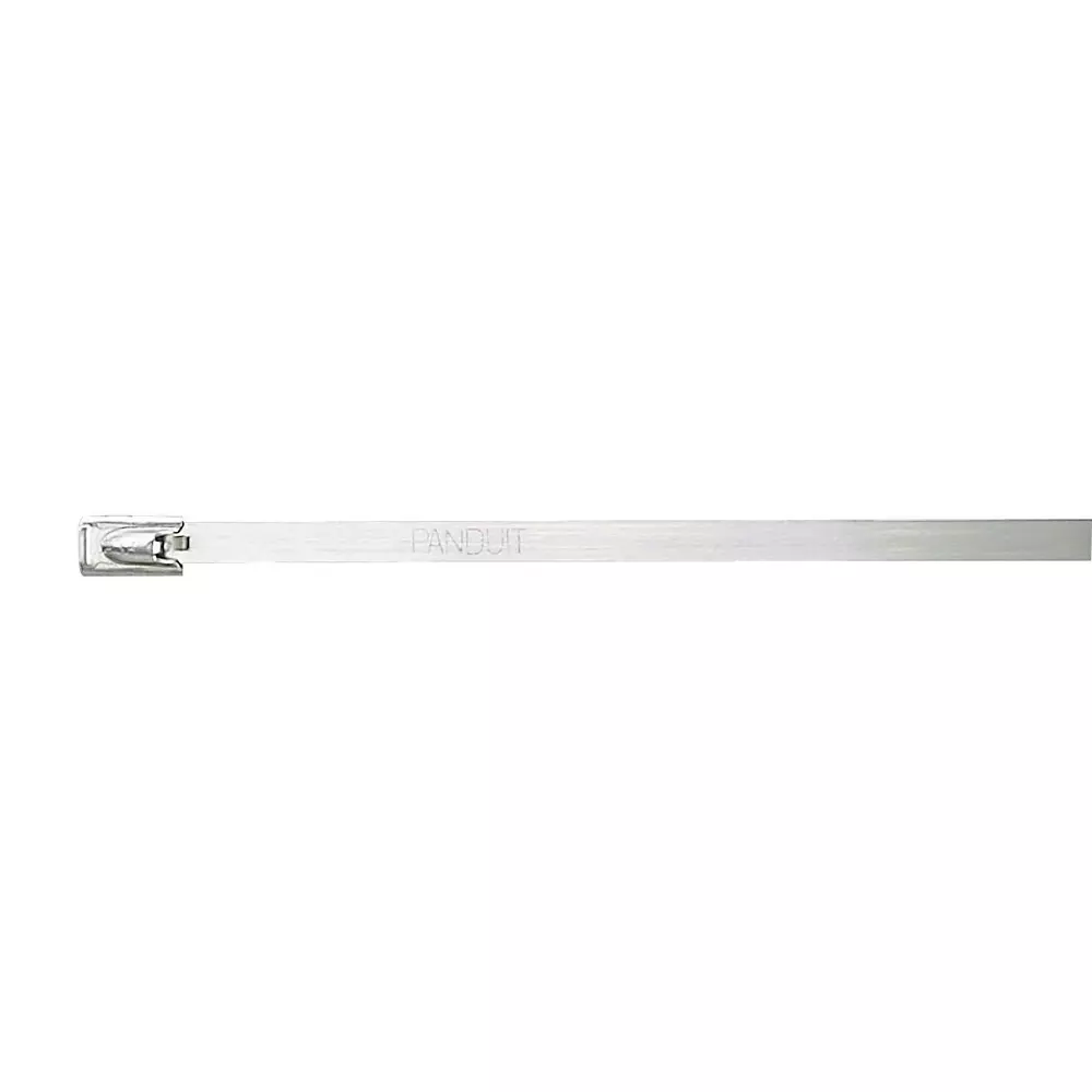 PANDUIT Cable Tie, 679 mm, Stainless Steel, Nat, MLT8S-CP (Pack of 100)