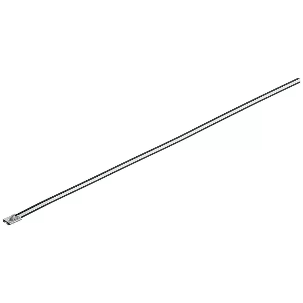 PANDUIT Cable Tie, 521 mm, Stainless Steel, Blk, MLTC6H-LP316 (Pack of 50)