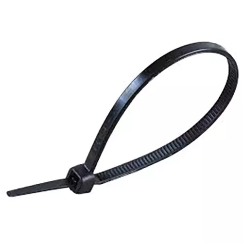 Elettro Self Locking Cable Tie Standard Series PA 66 Nylon Black Color 350 mm Length and 4.8 mm Width, ET 350 x 4.8 (Pack of 100)