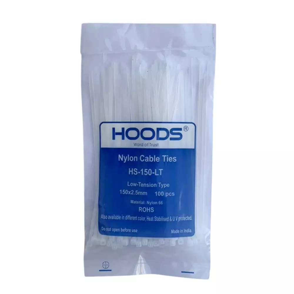 hoods-cable-ties-150x25-mm-nylon-white-hs-150-lt-pack-of-100-pcs