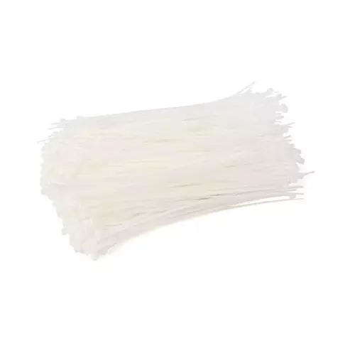SCHOFIC Heavy Duty Cable Zip Ties Nylon (Polyamide) White 4.8x150 mm, (Pack of ‎200)