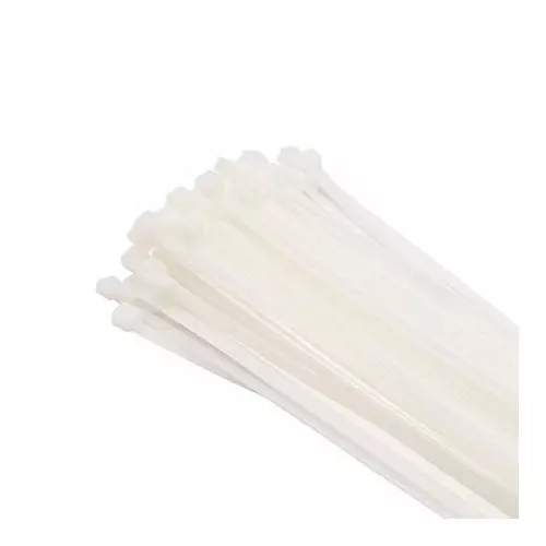 SCHOFIC Heavy Duty Cable Zip Ties Nylon (Polyamide) White 4.8x150 mm, (Pack of ‎200)