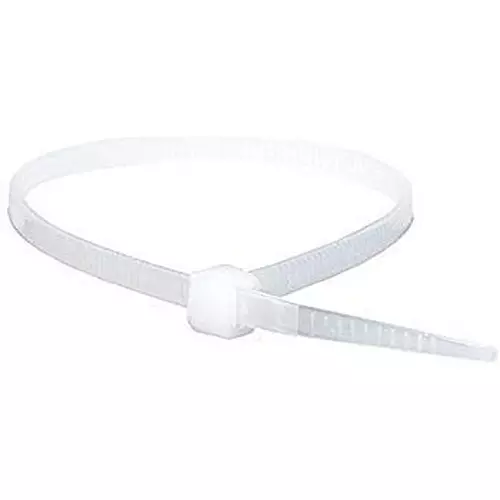 SCHOFIC Heavy Duty Cable Zip Ties Nylon (Polyamide) White 4.8x150 mm, (Pack of ‎200)