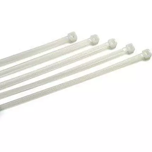 SCHOFIC Heavy Duty Cable Zip Ties Nylon (Polyamide) White 4.8x150 mm, (Pack of ‎200)
