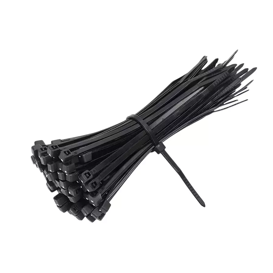 IB BASICS Cable Ties PVC Black 500 x 4.8 mm (Pack of 100)