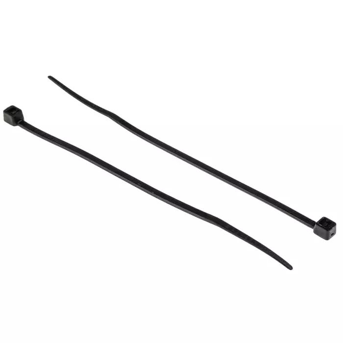 IB BASICS Cable Ties PVC Black 500 x 4.8 mm (Pack of 100)