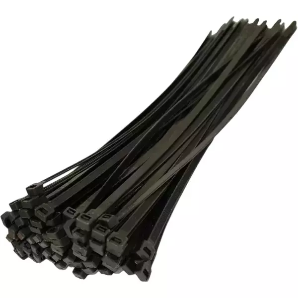 IB BASICS Cable Ties PVC Black 500 x 4.8 mm (Pack of 100)