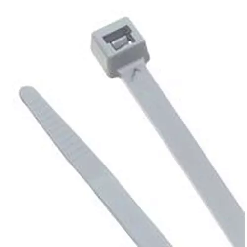 BELDEN Cable Tie, Std, 4.12" Lg, Nyl U V, 18Lb, DT-04-18-GY-C (Pack of 10)