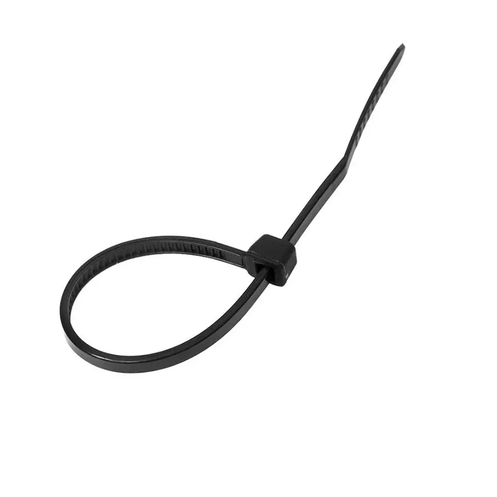 Pecox Premium Series Nylon-66 Cable Tie 200 mm Length 4.8 mm Width Black, PCT20048 (Pack of 100)