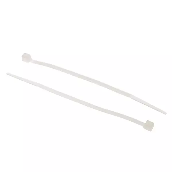 RS PRO Cable Tie Flame Retardant 539N Non-Releasable Natural, 2691760 (Pack of 500 Pcs)