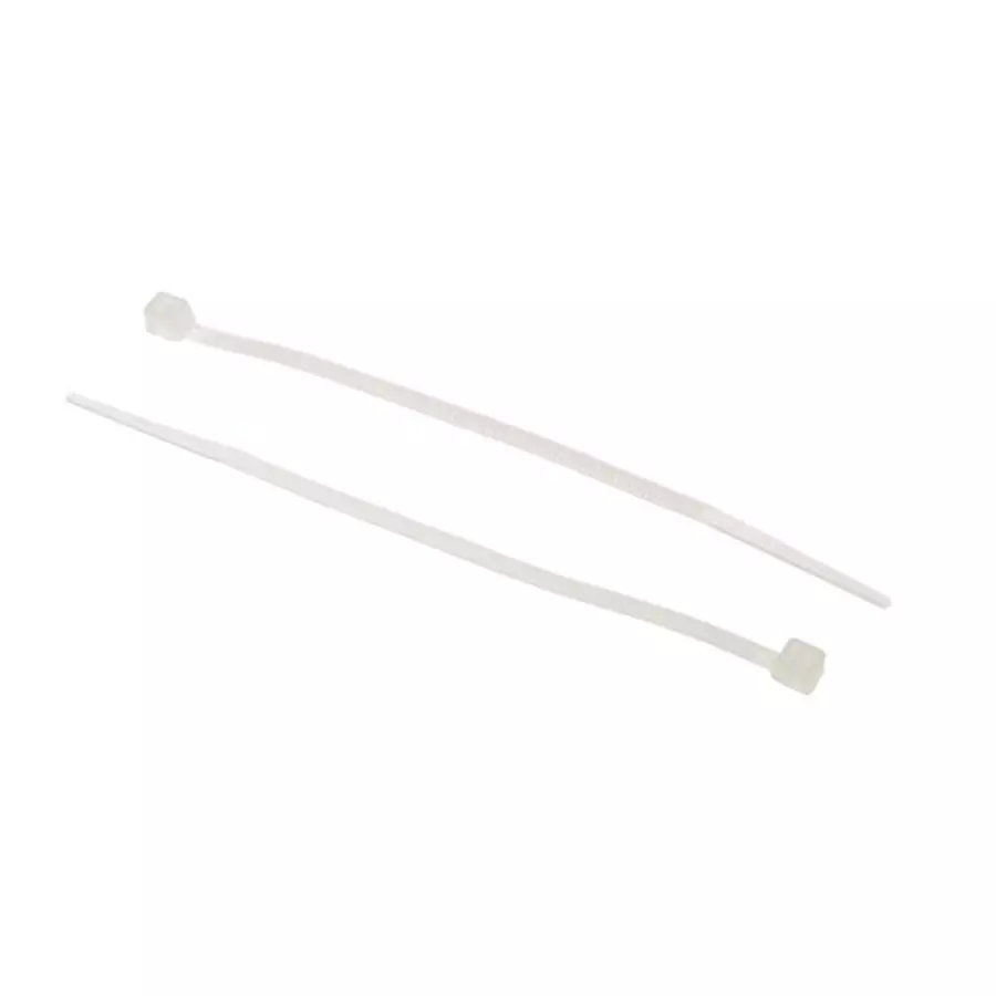 RS PRO Cable Tie Flame Retardant 78.4 N Non-Releasable Natural, 2691728 (Pack of 500 Pcs)