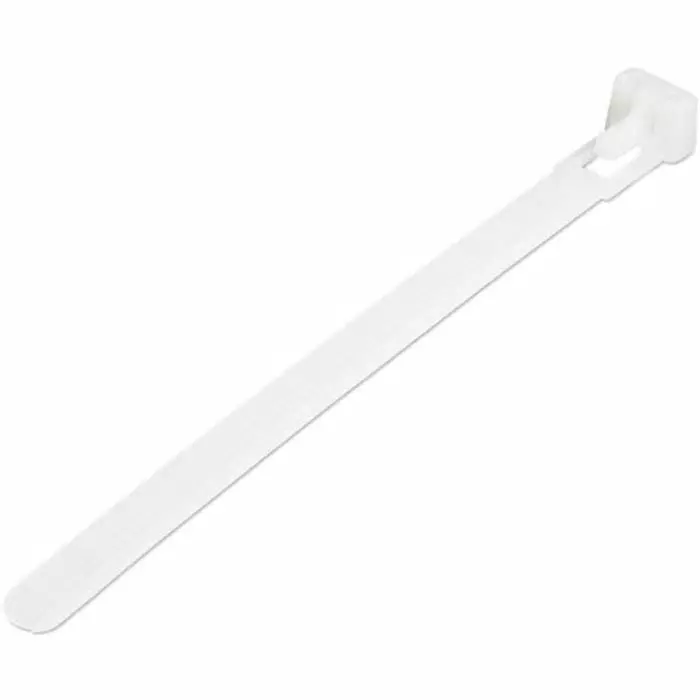 StarTech.com Cable Ties Nylon Reuseable White 125x8 mm, CBMZTRB5 (Pack of 100 Pcs)