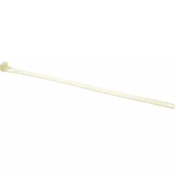 RS PRO Cable Tie Flame Retardant 215.6 N Releasable Natural, 2691855 (Pack of 250 Pcs)