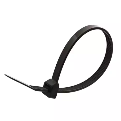 MM WILL CARE Self Locking Cable Tie Black Nylon 300 x 4.8 mm (Pack of 400)