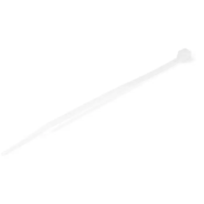 StarTech.com Cable Ties 100x2 mm White Nylon, CBMZT4N (Pack of 100 Pcs)