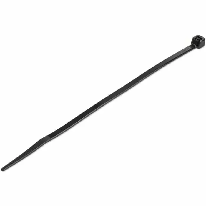 StarTech.com Cable Ties 150x2 mm Black Nylon, CBMZT6B (Pack of 100 Pcs)