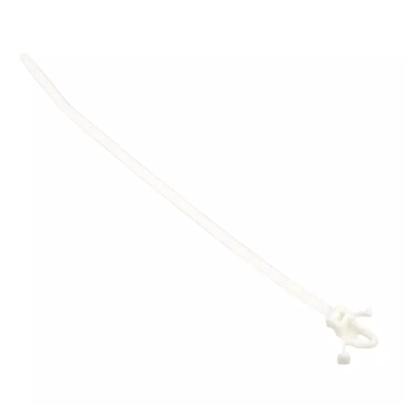 NITTO KOGYO Cable Ties Nylon White, BP51-24B (Pack of 100 Pcs)