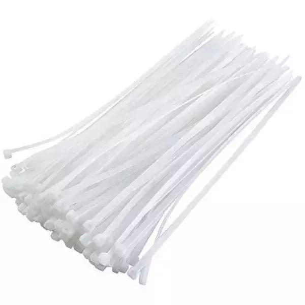IBCab Self Locking Nylon Cable Ties White 250x3.6 mm (Pack of 5000)