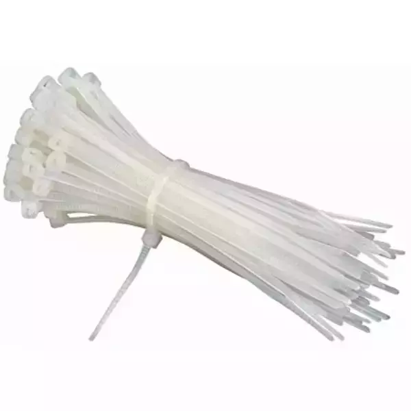IBCab Self Locking Nylon Cable Ties White 250x3.6 mm (Pack of 5000)