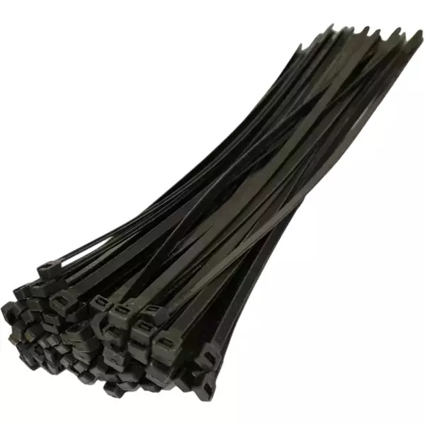 Infinity Self Locking Cable Ties 450 mm Length 4.8 mm Width Nylon Black (Pack of 100)