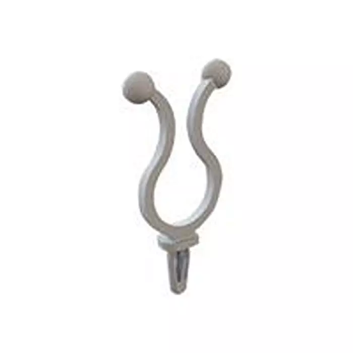 ESSENTRA COMPONENTS Cable Tie, Twist Lock, 0.5", Nat, Pa6.6, DEL-23EZS0500C0040