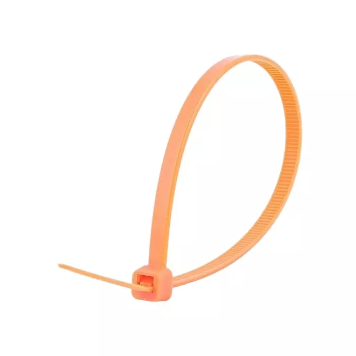 Ananta Nylon Cable Tie 250 mm x 3.6 mm Size Orange (Pack of 100 Pcs)