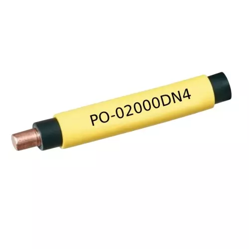 Partex PO Sleeve Yellow Color PVC Cadmium and Silicon Free
