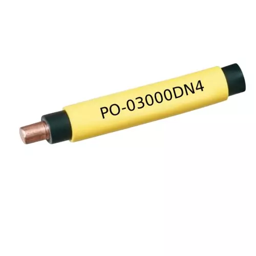 Partex PO Sleeve Yellow Color PVC, 50 m Length and 2.0-2.5 mm Diameter, PO-03000DN4