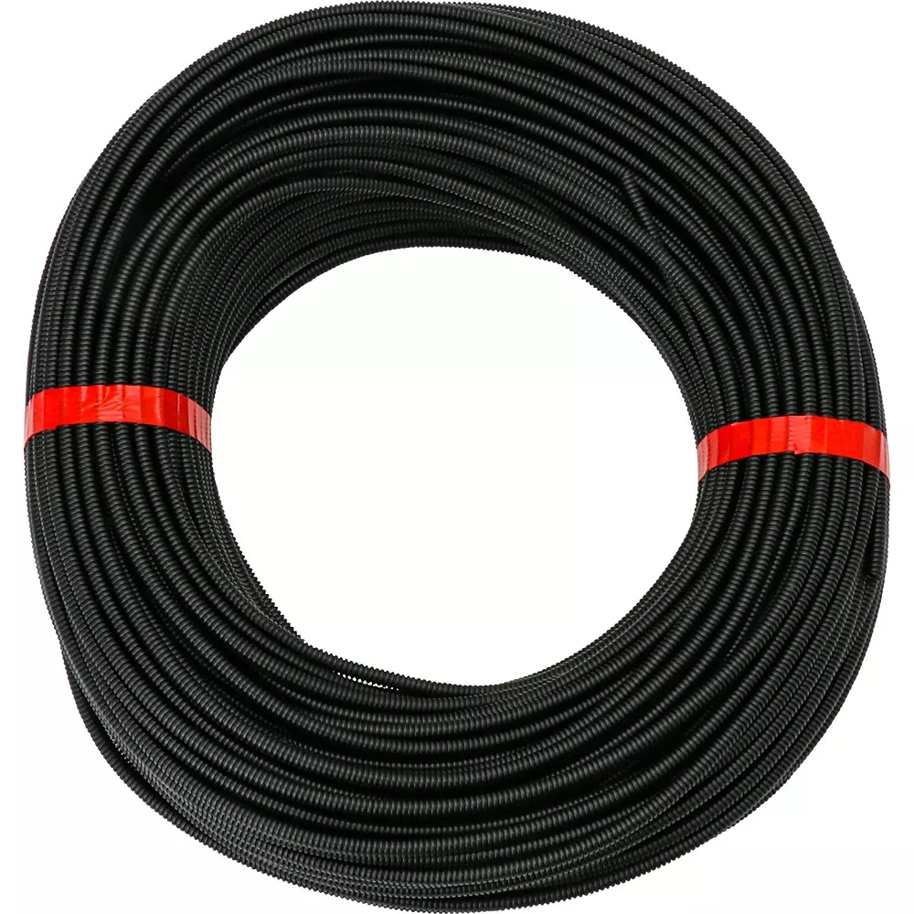 MonotaRO Corrugated Tubing Black 5.2 mm Inner Diameter 100 Length, MDLG-7.6
