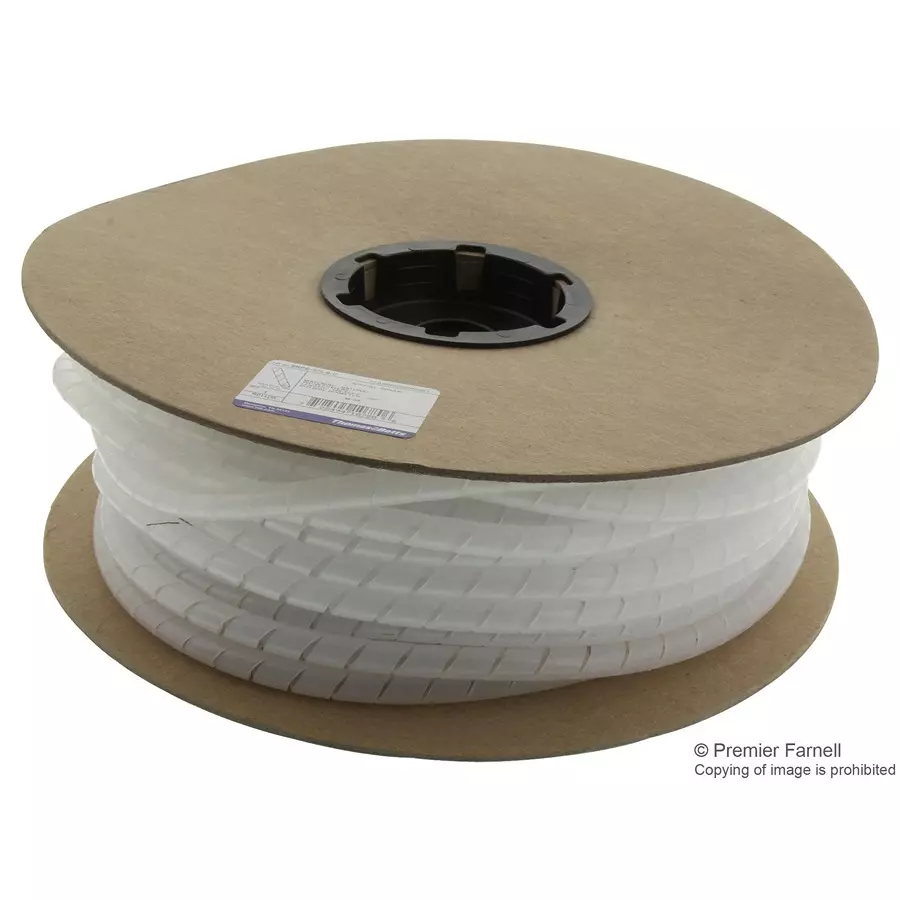 ABB - THOMAS & BETTS SPIRAL WRAP, PE, NATURAL, 0.375IN OD, 100FT, SRPE-375-9-C