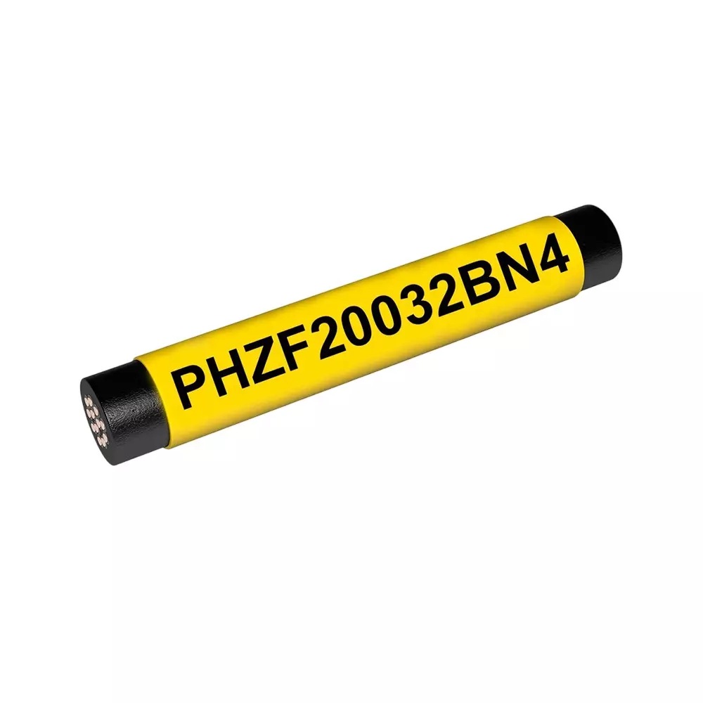 Partex PHZ Shrink Tube Yellow Color Polyolefin, Length 75 m