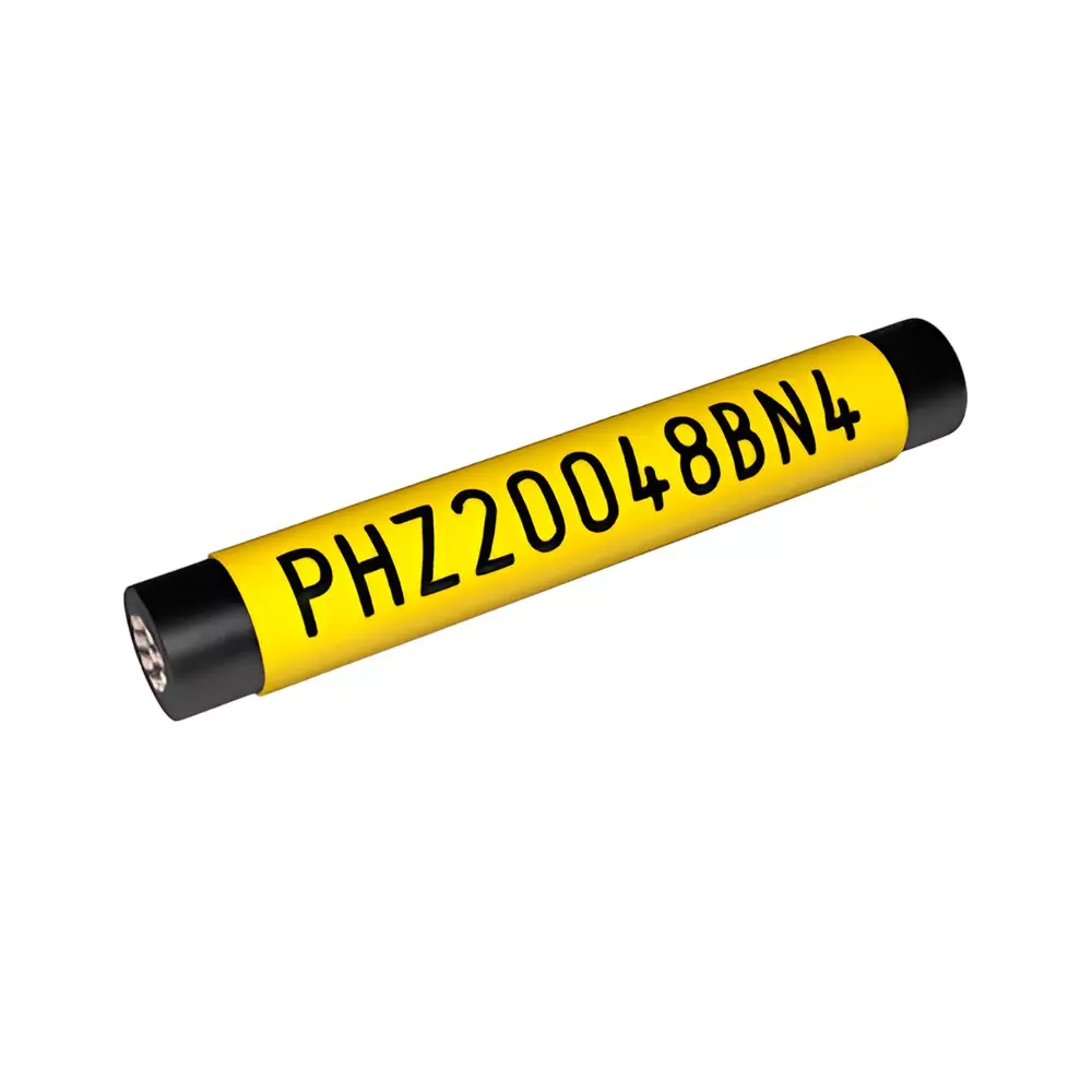 Partex PHZ Shrink Tube Yellow Color Polyolefin, Length 75 m and Size 4.8 mm, PHZF20048BN4
