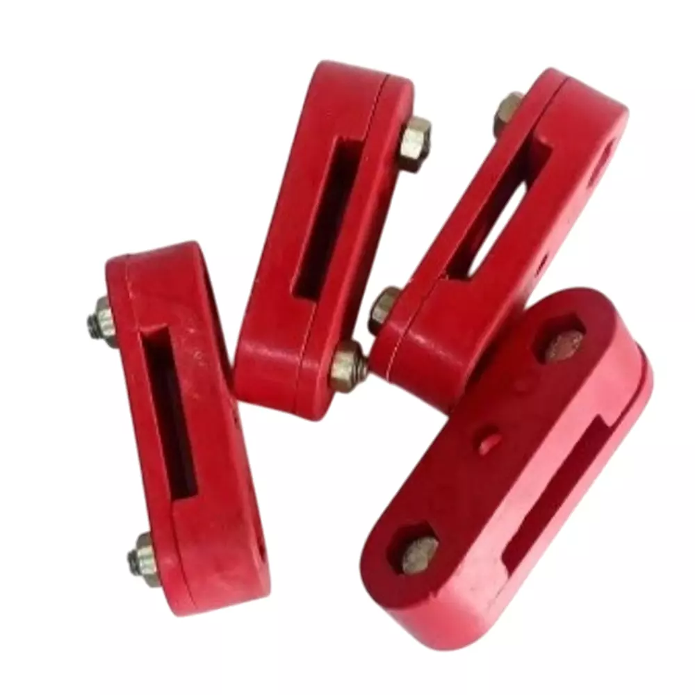 NISAN Bas Bar Insulator 25x6 mm DMC Red For Electrical Panels, 85469090
