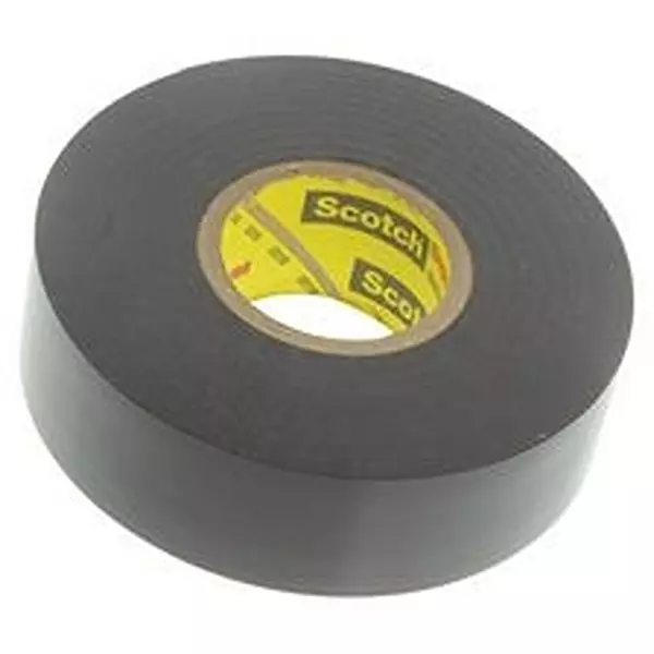 3M Tape, Black, Electrical Insulation, Pvc (Polyvinyl Chloride), 33+Super (3/4X52Ft)