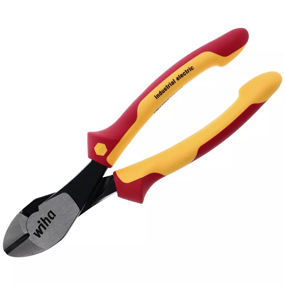 WIHA Insulated High Leverage Cutter, 4Awg, 8", 32939