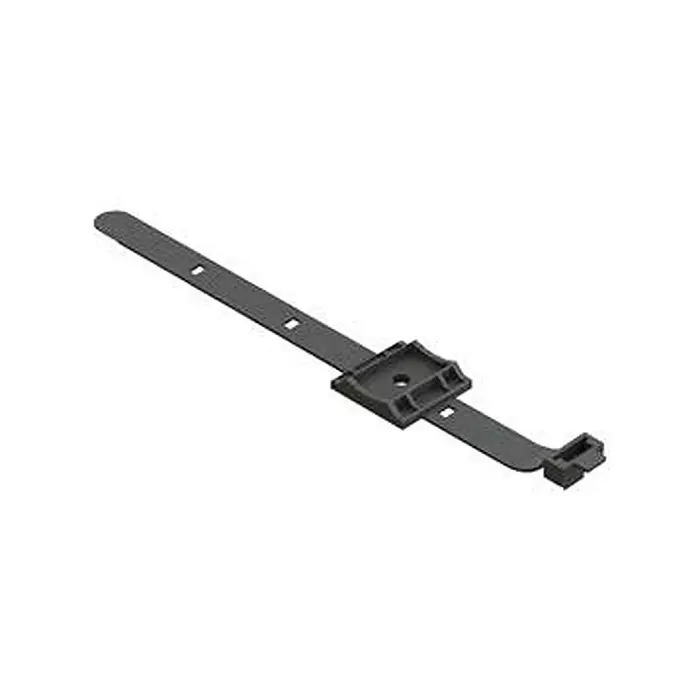 ESSENTRA COMPONENTS Cable Ties CABLE TIE, 1", MOUNT STRAP, BLK, PA 6.6, UMS-16-45 (Pack of 100)