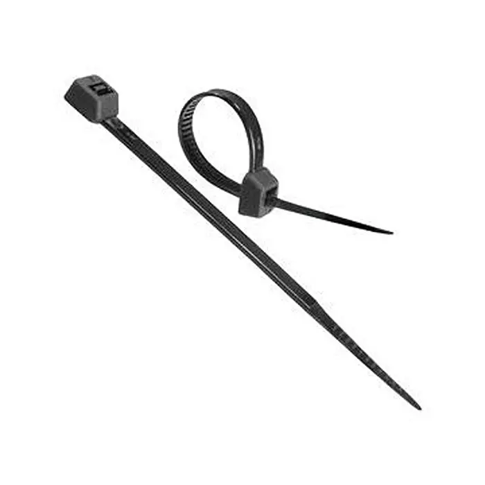 ESSENTRA COMPONENTS Cable Ties CABLE TIE, 203MM, NYLON 6.6, BLACK, CTWR019A (Pack of 20)