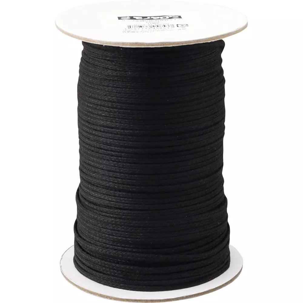 MonotaRO Cable Tying Cord Weatherproof Type Polyester Black 200 m Length, 41751283