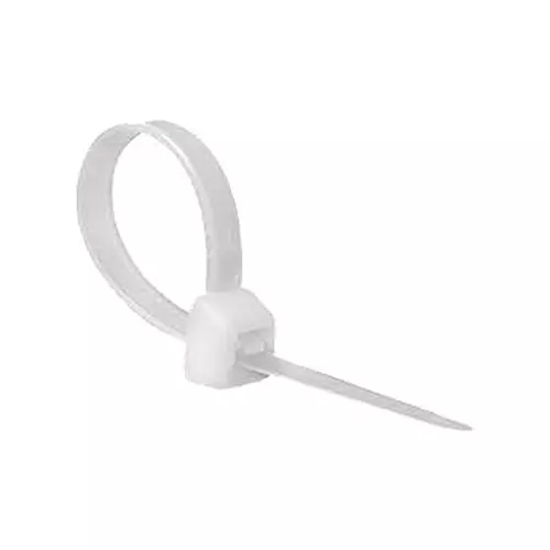 ESSENTRA COMPONENTS Cable Ties CABLE TIE, 142MM, NYLON 6.6, NATURAL, CT009A (Pack of 50)