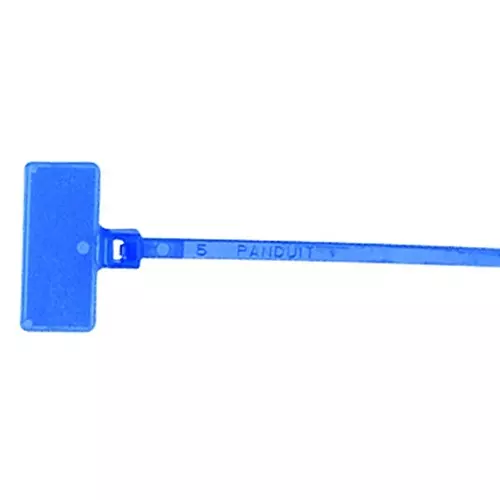 PANDUIT Cable Ties CABLE TIE, MARKER/FLAG, 109MM L, NYLON, NATURAL, 18LB, PK1000, PLF1M-M. (Pack of 1000)
