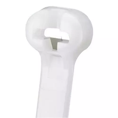 PANDUIT Cable Ties CABLE TIE, BARB,NAT,102X2.4MM, PK100, BT1M-C (Pack of 100)