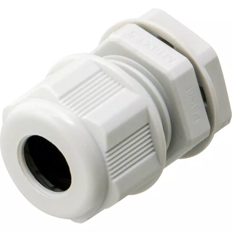 MonotaRO Cable Gland M Screw Gray M16x1.5 Nominal Screw Size, 41462156