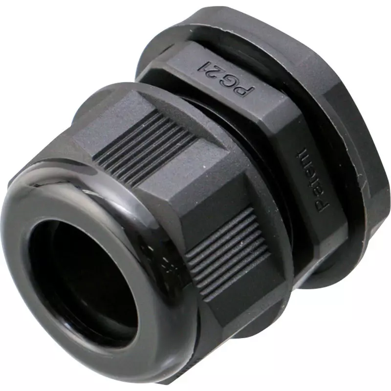 MonotaRO Cable Gland PG Screw Black PG21 Nominal Screw Size, 41462323